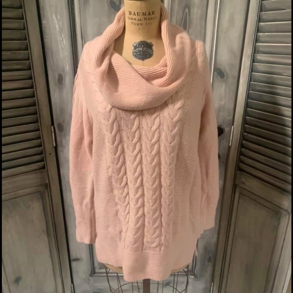 Calvin Klein Pink Knit Sweater Size Large